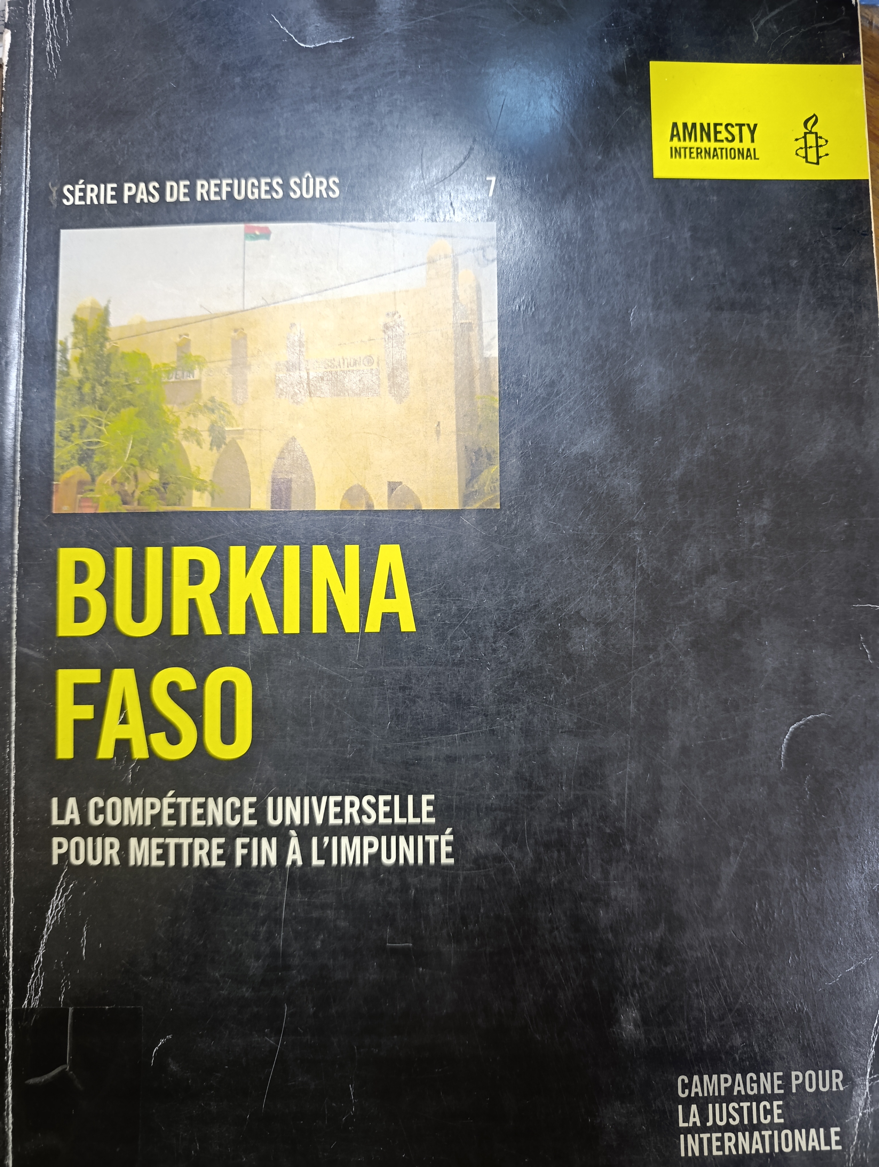 Burkina Faso la compétence universelle pour mettre fin à l'impunité