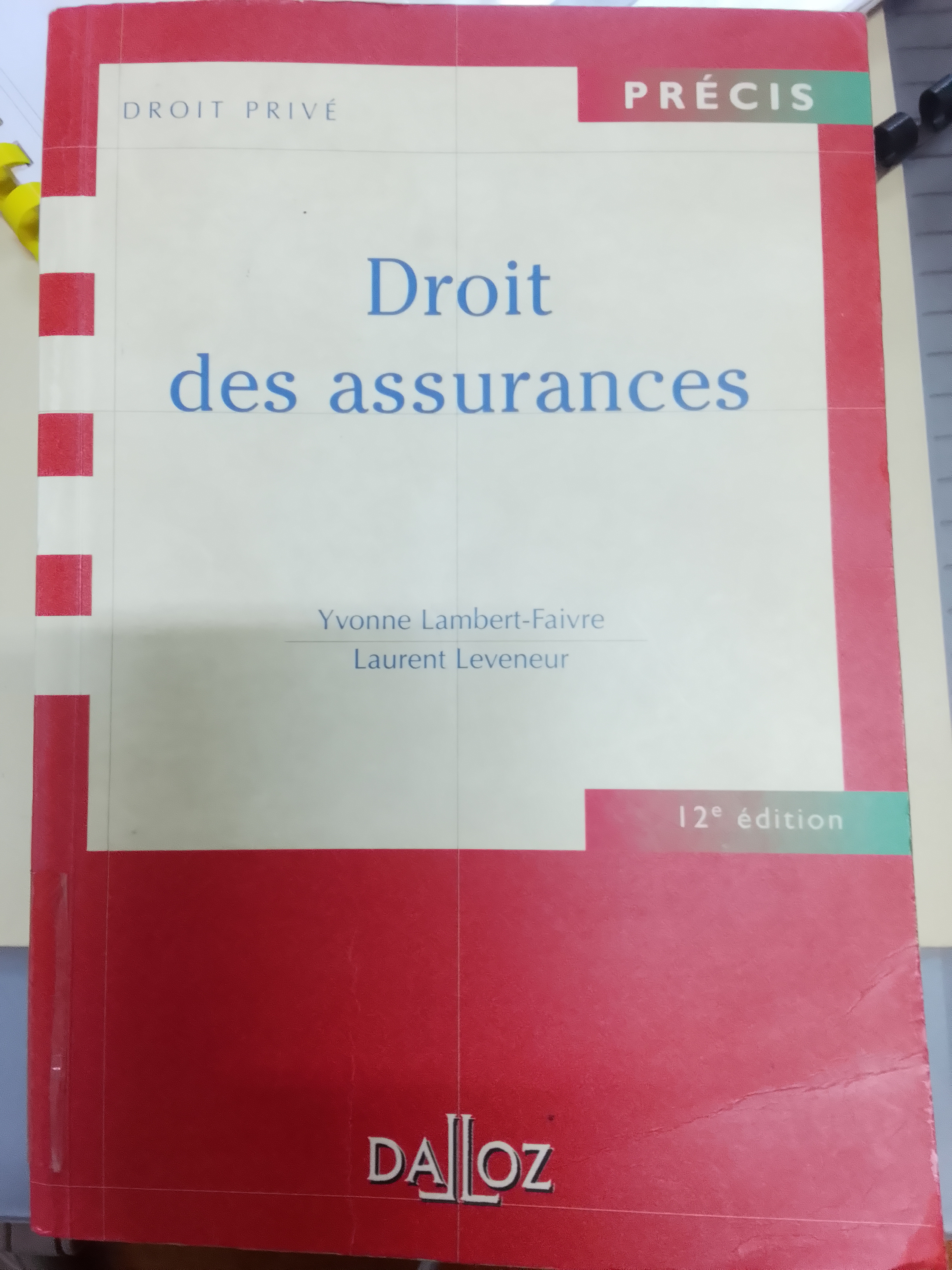 Droit des assurances